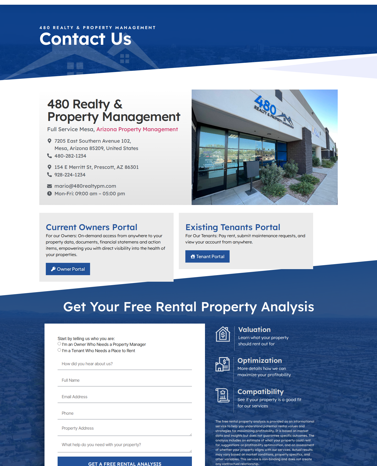 Tenant Portal Handoff route visual