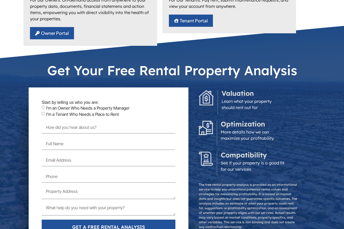 Free Rental Analysis route visual